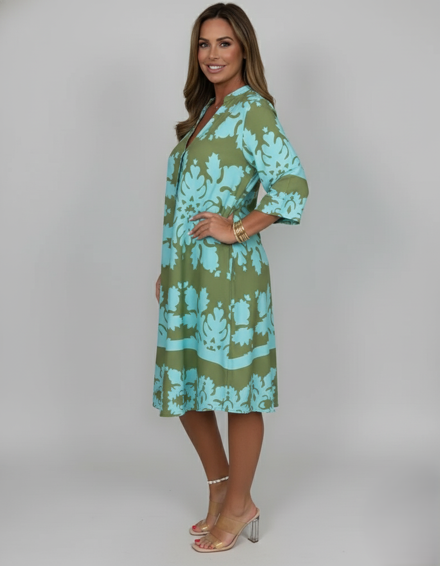 Den Graaf® | BOHO V-HALS JURK