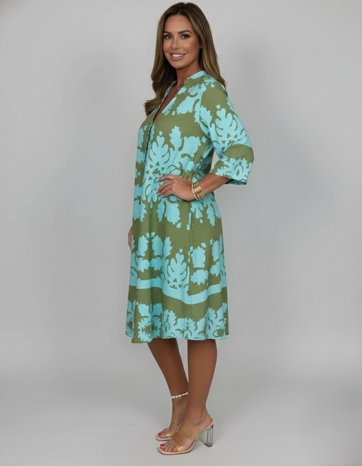 Den Graaf® | BOHO V-HALS JURK