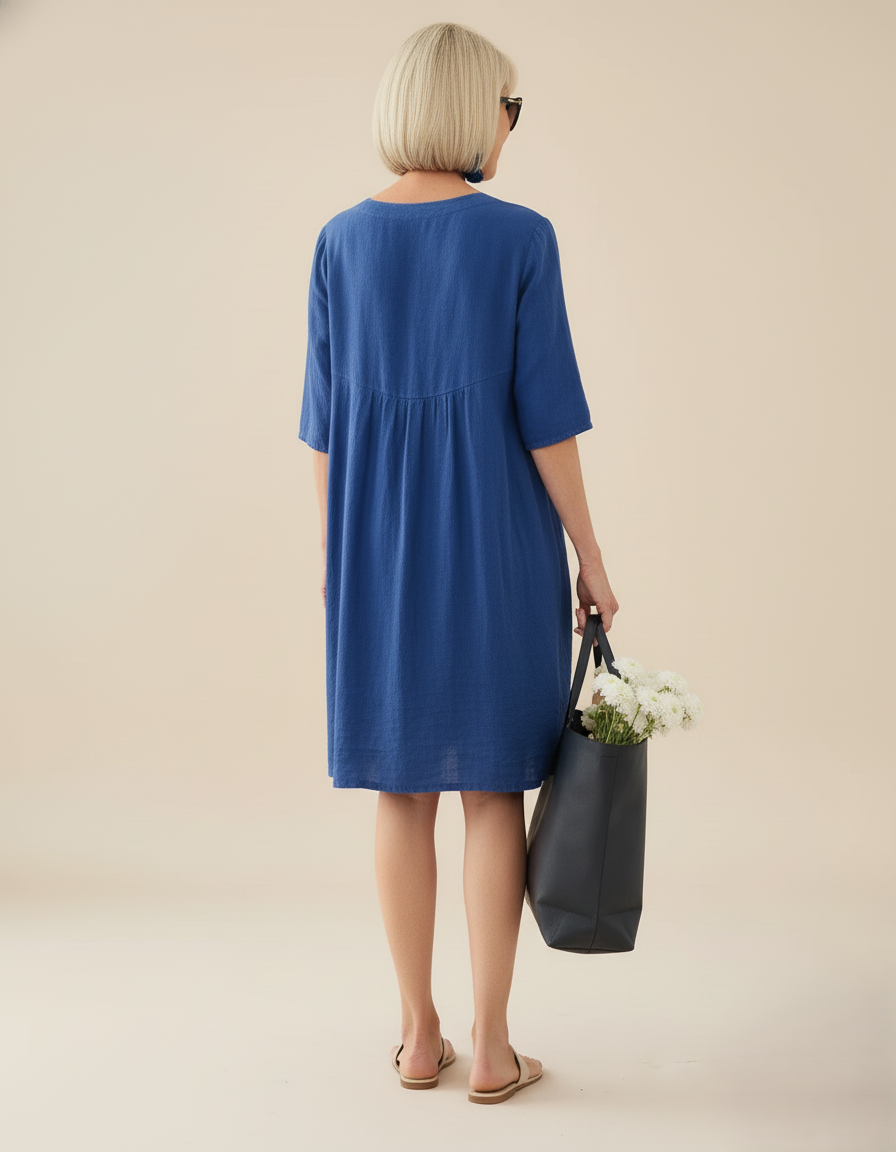 Den Graaf® | COMFORTABELE JURK MET ZAKKEN