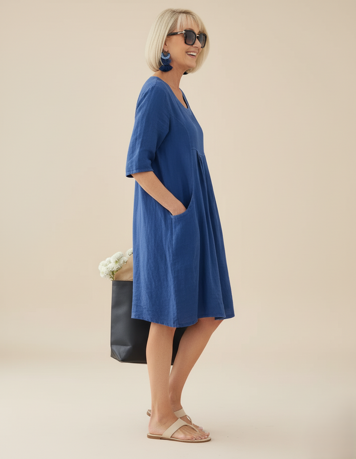 Den Graaf® | COMFORTABELE JURK MET ZAKKEN