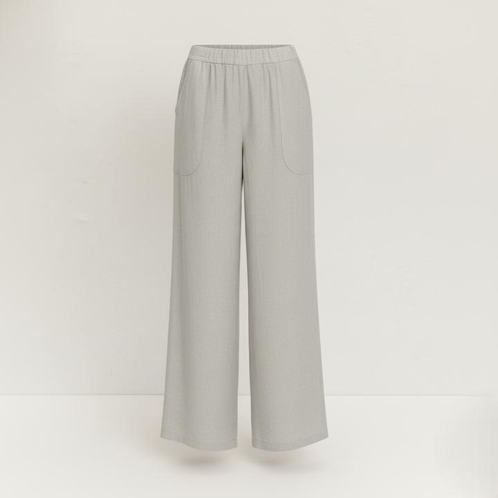 Den Graaf® | Casual Broek Met Wijde Pijpen