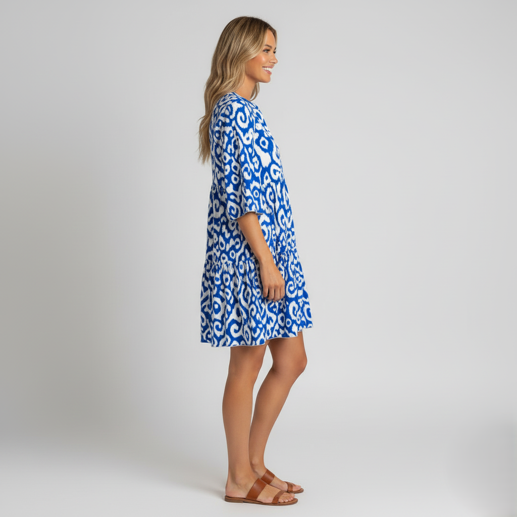 Den Graaf® | ELEGANTE JURK MET V-HALSLIJN