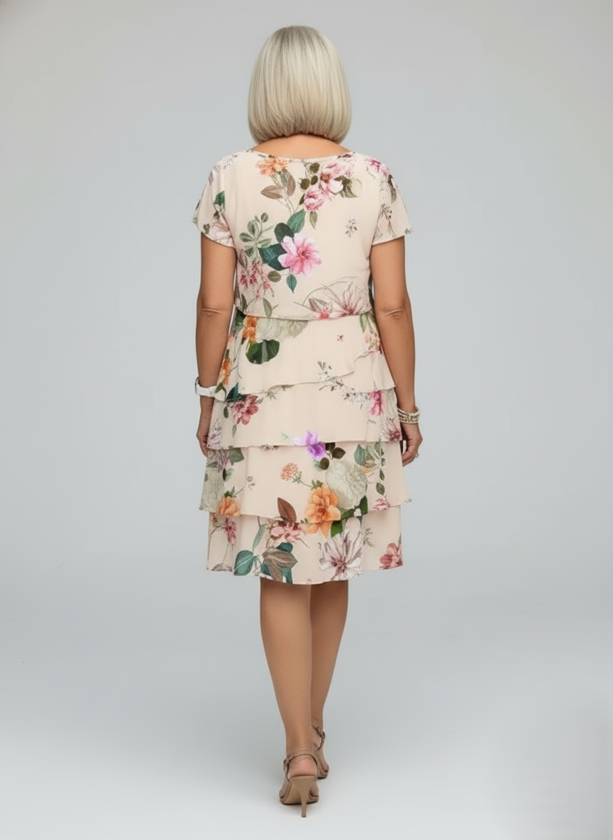 Den Graaf® | Elegante Bloemige Maxi Dress