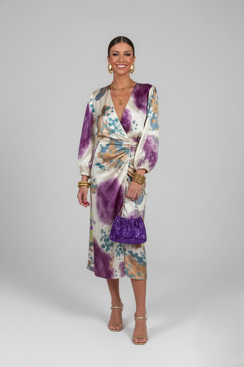 Den Graaf® | Elegante V-hals jurk