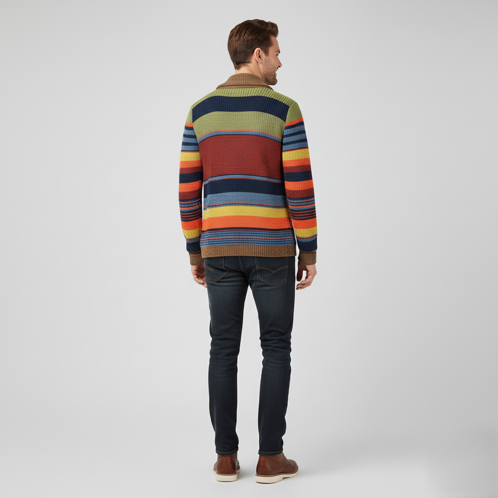 Den Graaf® | Gebreide Gekleurde Sweater