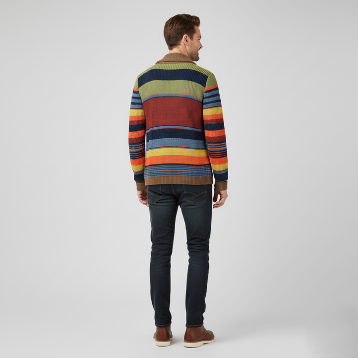 Den Graaf® | Gebreide Gekleurde Sweater