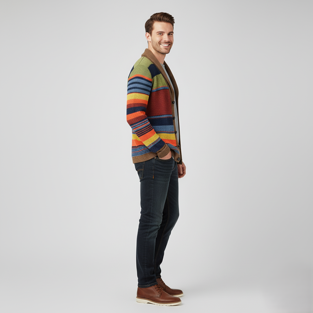 Den Graaf® | Gebreide Gekleurde Sweater