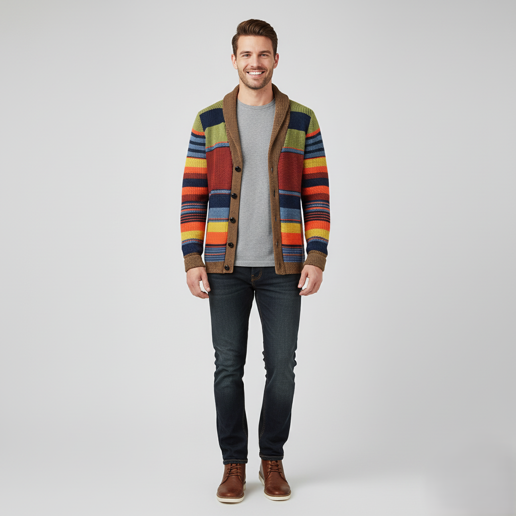 Den Graaf® | Gebreide Gekleurde Sweater