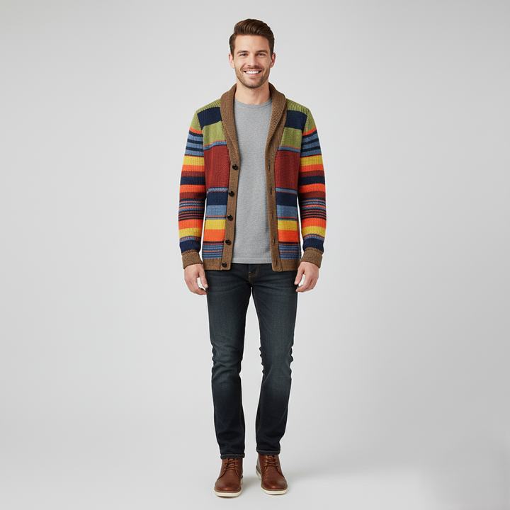 Den Graaf® | Gebreide Gekleurde Sweater