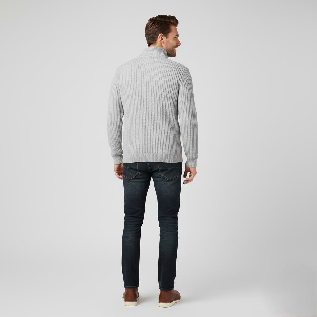 Den Graaf® | Gebreide Zip-Up Trui