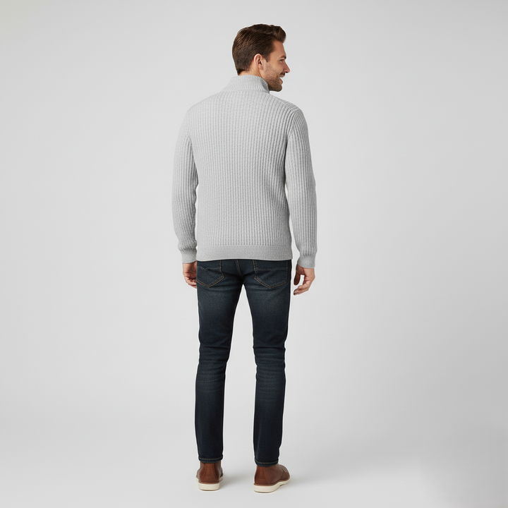 Den Graaf® | Gebreide Zip-Up Trui