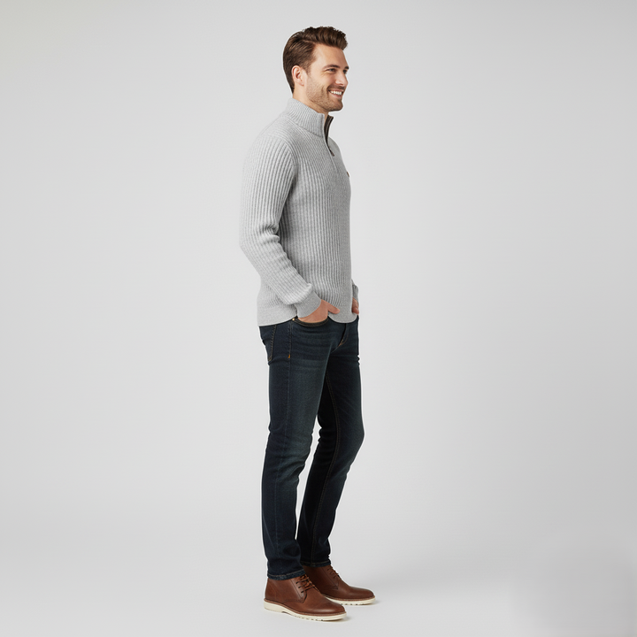 Den Graaf® | Gebreide Zip-Up Trui