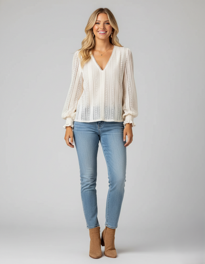 Den Graaf® | Gehaakte blouse