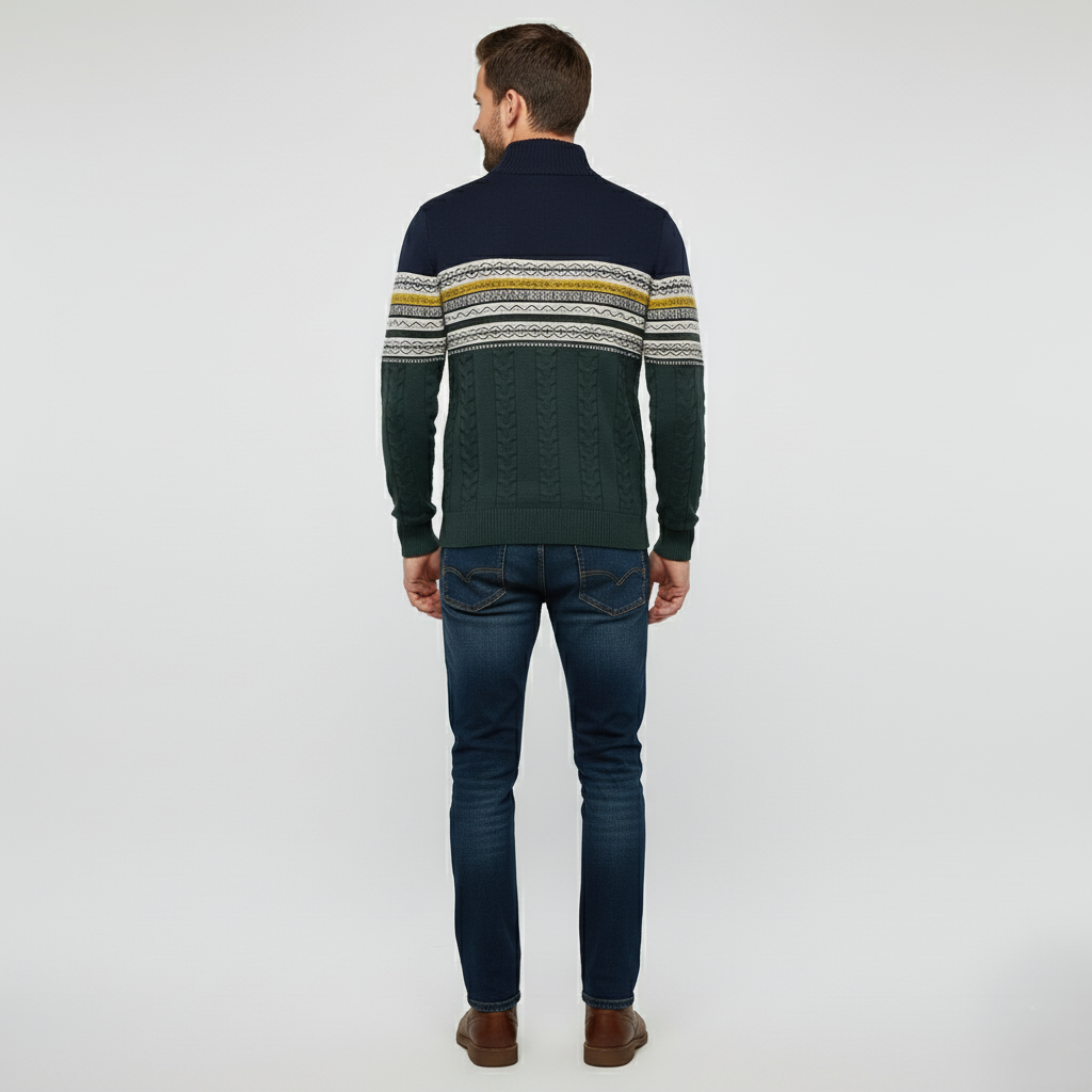 Den Graaf® | Modieuze Trui Met Rits