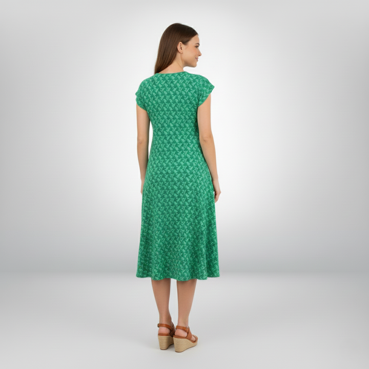 Den Graaf® | Jurk met V-hals en losvallend silhouet