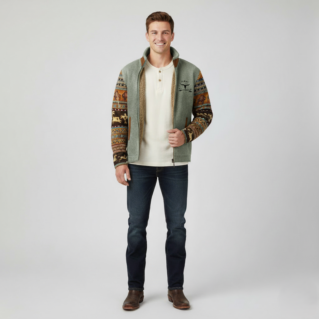 Den Graaf® | Casual heren fleecejack