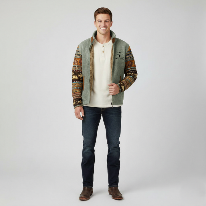 Den Graaf® | Casual heren fleecejack