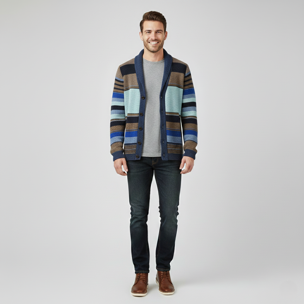 Den Graaf® | Gebreide Gekleurde Sweater