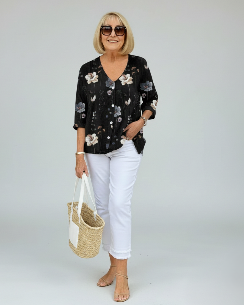 Den Graaf® | Elegante Bloemenblouse