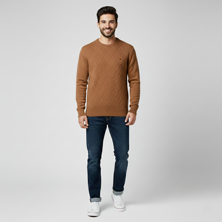 Den Graaf® | Herentrui Met Ruit Design