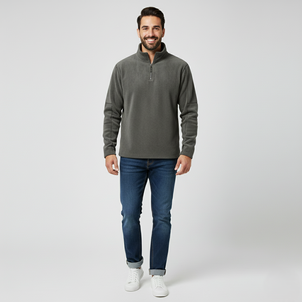 Den Graaf® | Trui Met Kwart Rits