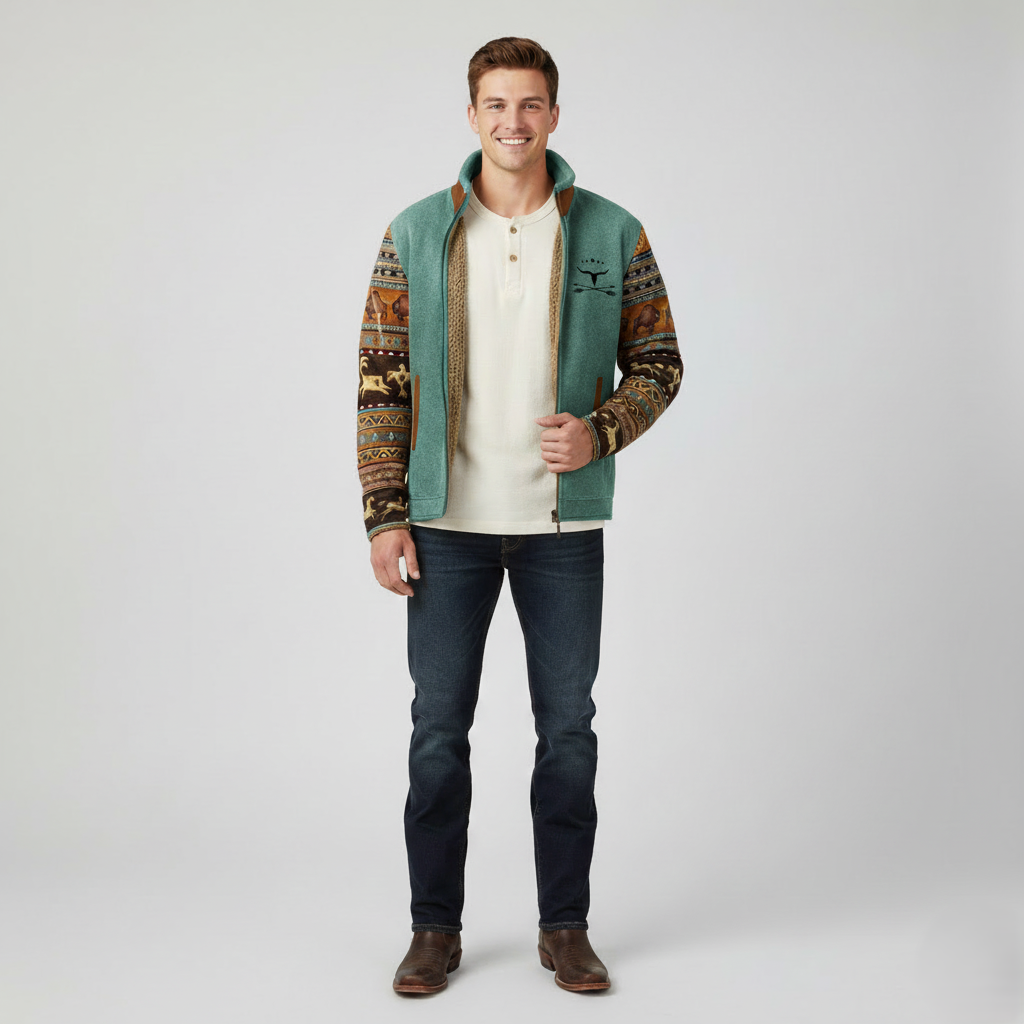 Den Graaf® | Casual heren fleecejack