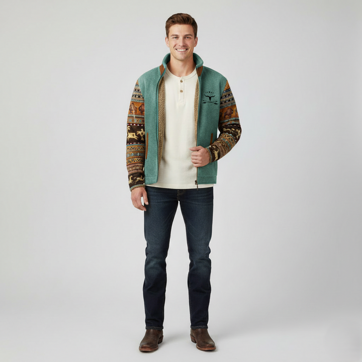 Den Graaf® | Casual heren fleecejack