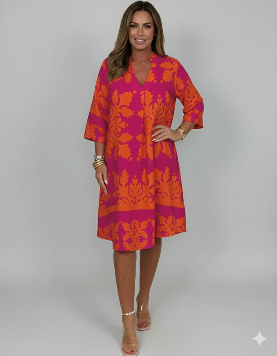 Den Graaf® | BOHO V-HALS JURK