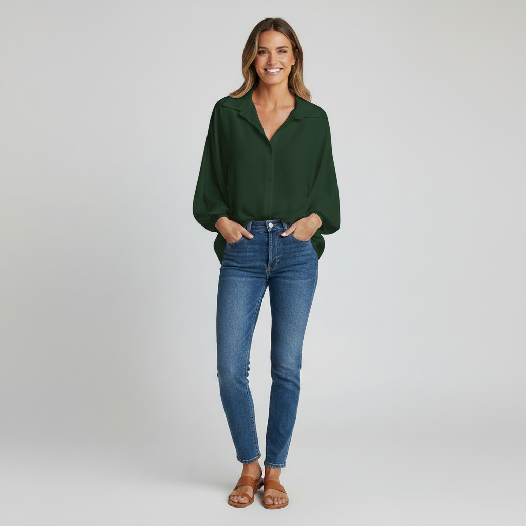 Den Graaf® | KLASSIEKE LANGERMIGE BLOUSE