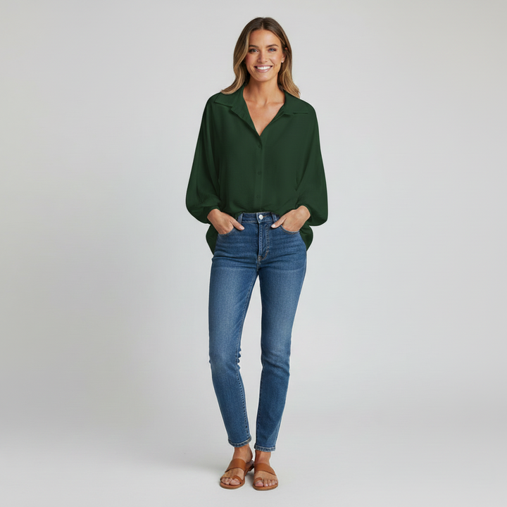 Den Graaf® | KLASSIEKE LANGERMIGE BLOUSE