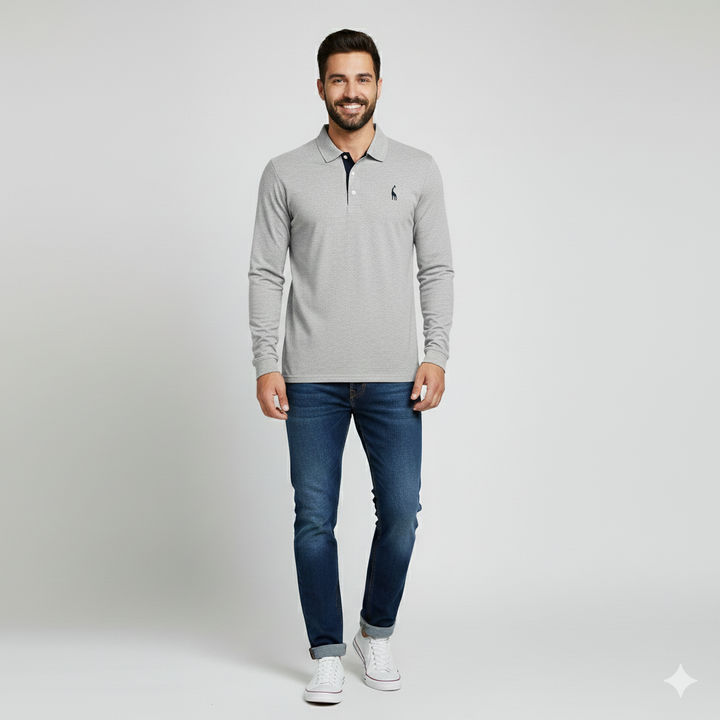 Den Graaf® | Polo met Lange Mouwen