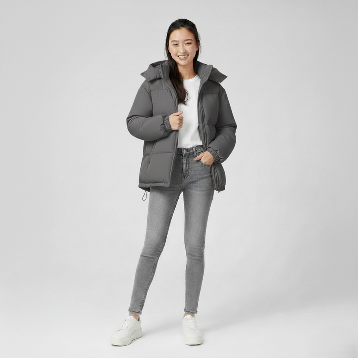 Den Graaf® | gevoerde winterjas met capuchon