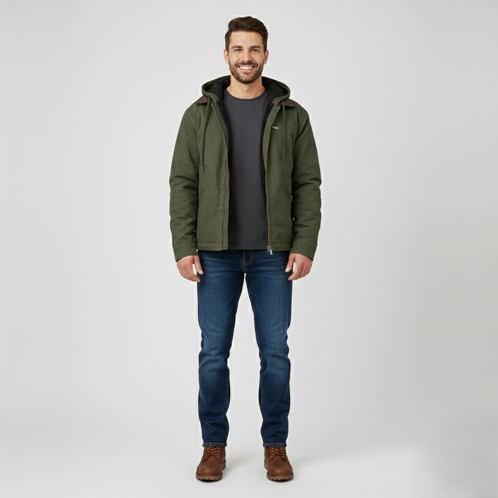 Den Graaf® | Vest met ritssluiting en capuchon