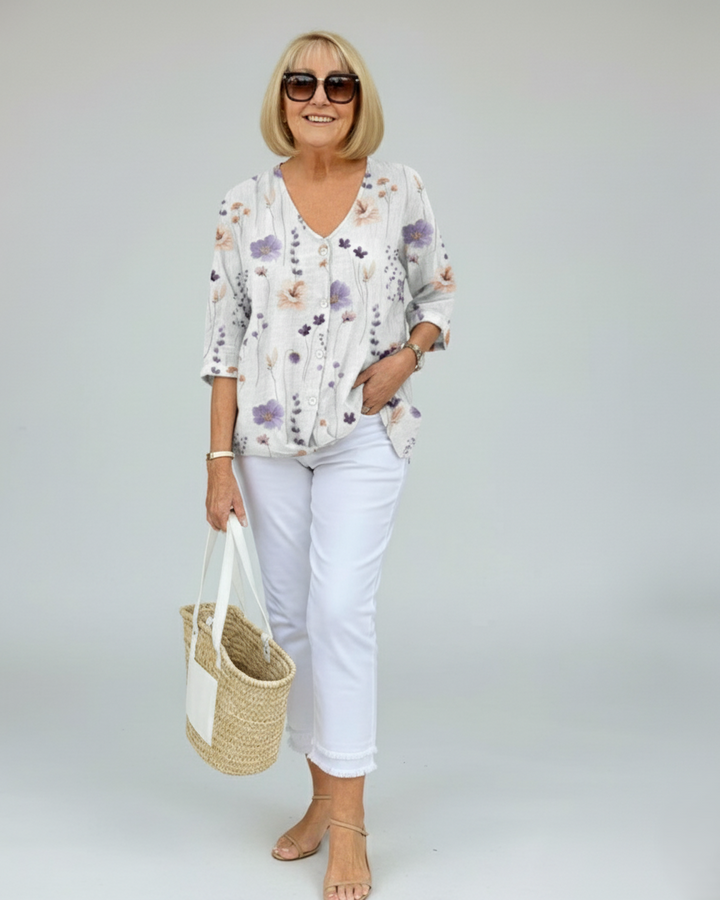 Den Graaf® | Elegante Bloemenblouse