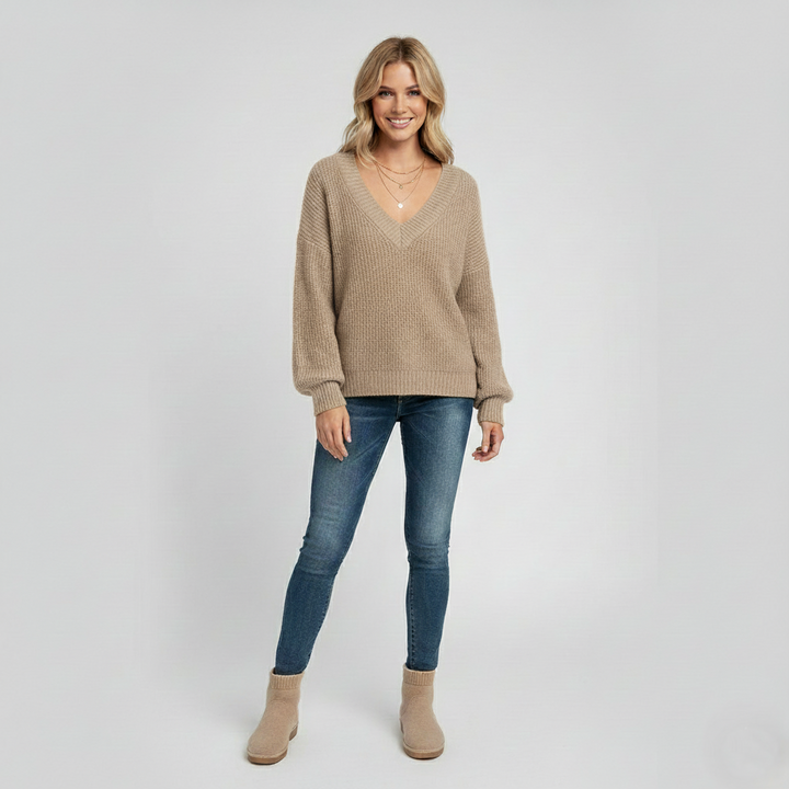 Den Graaf® | Luxe kasjmier trui met V-hals Perfect voor dagelijks gebruik