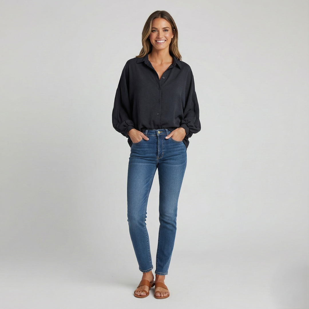 Den Graaf® | KLASSIEKE LANGERMIGE BLOUSE