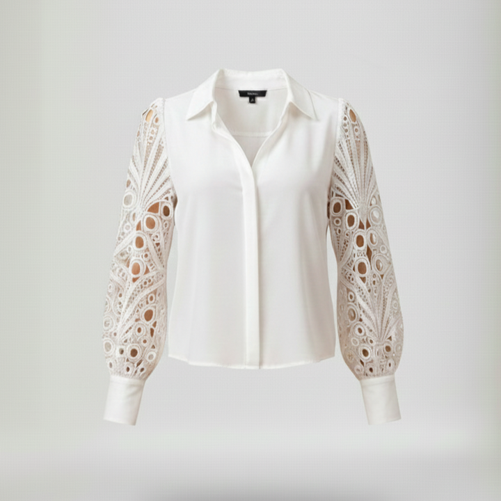 Den Graaf® | MODIEUZE KRAGENBLOUSE