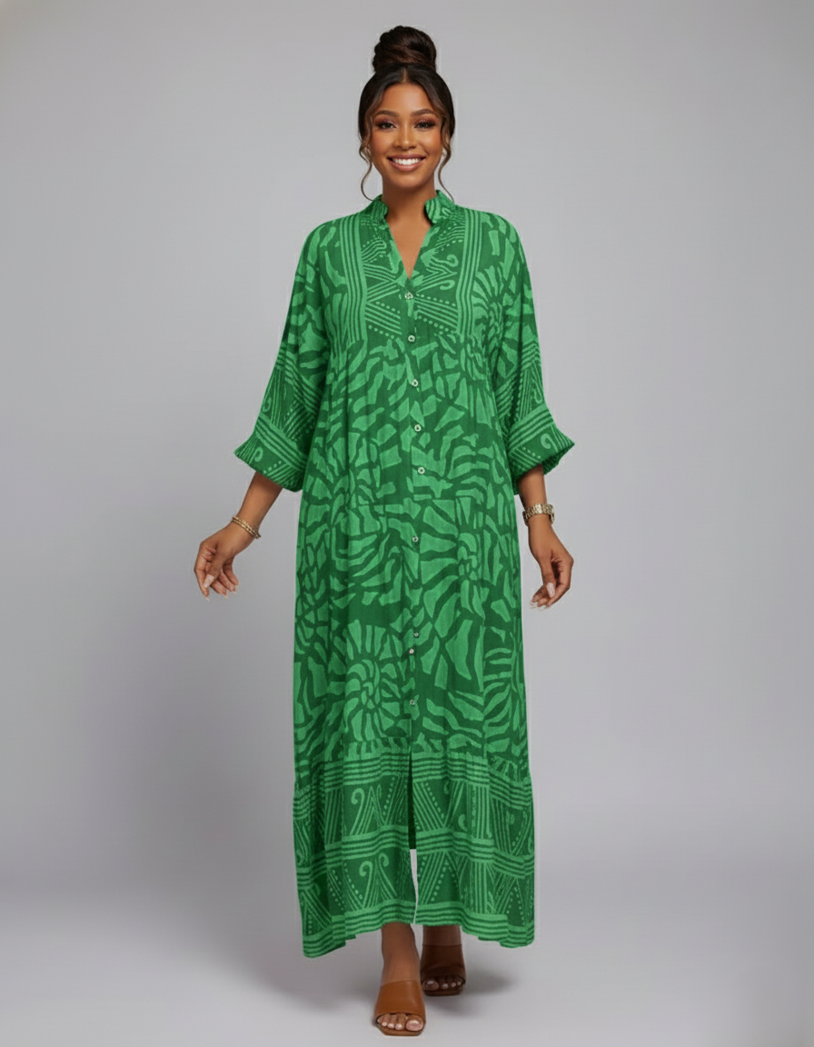 Den Graaf® | Maxi jurk met print