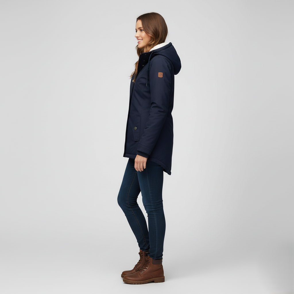 Amélie | Waterdichte winterjas met capuchon