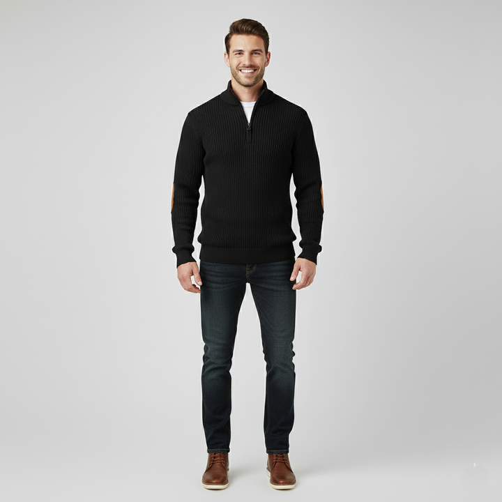 Den Graaf® | Modieuze trui met halve rits