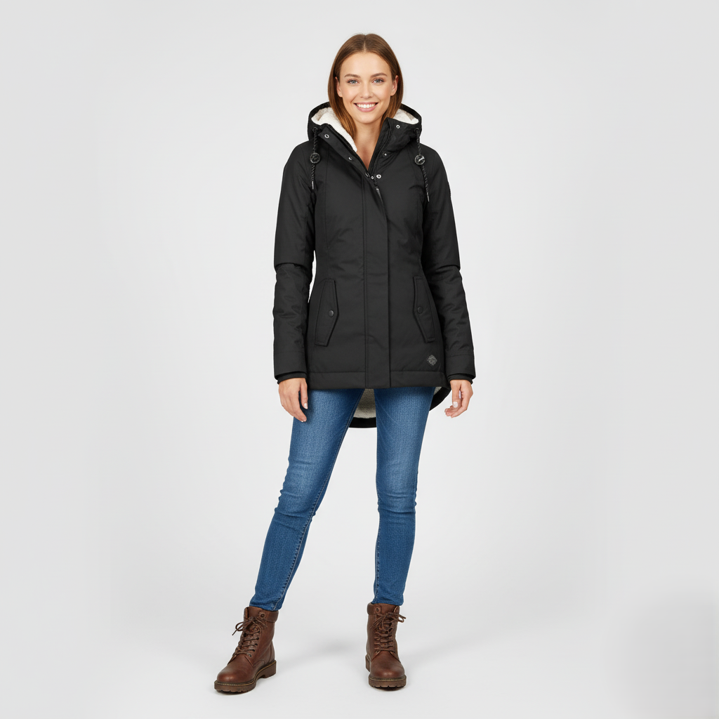 Amélie | Waterdichte winterjas met capuchon