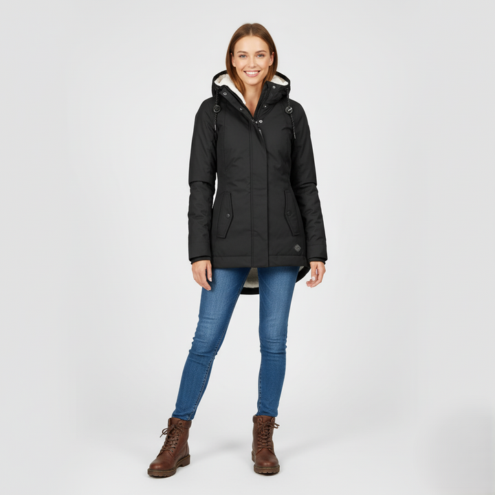 Amélie | Waterdichte winterjas met capuchon