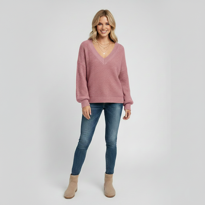 Den Graaf® | Luxe kasjmier trui met V-hals Perfect voor dagelijks gebruik