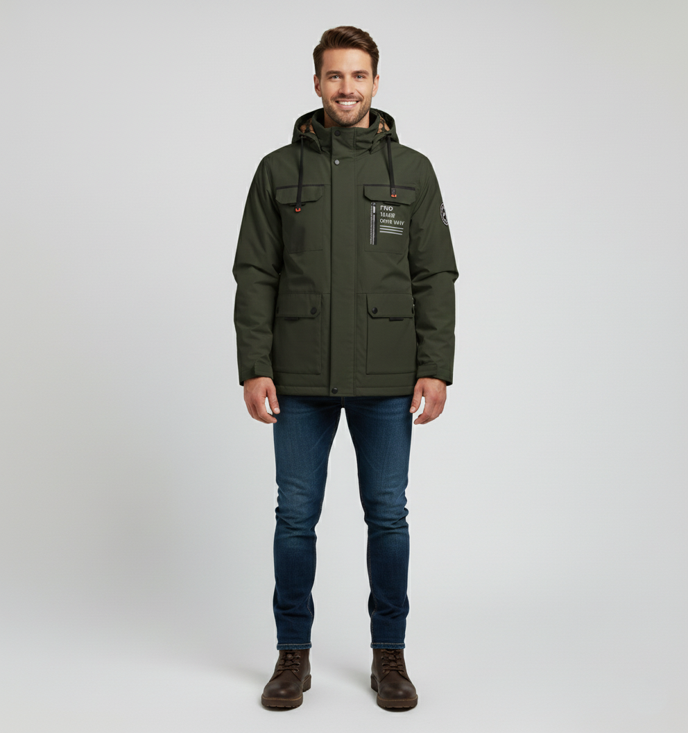 Den Graaf® | Getailleerde Heren Winterjas