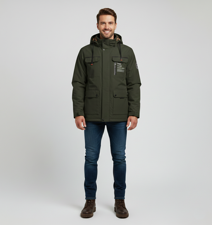 Den Graaf® | Getailleerde Heren Winterjas