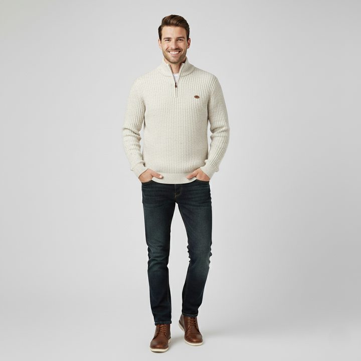 Den Graaf® | Gebreide Zip-Up Trui