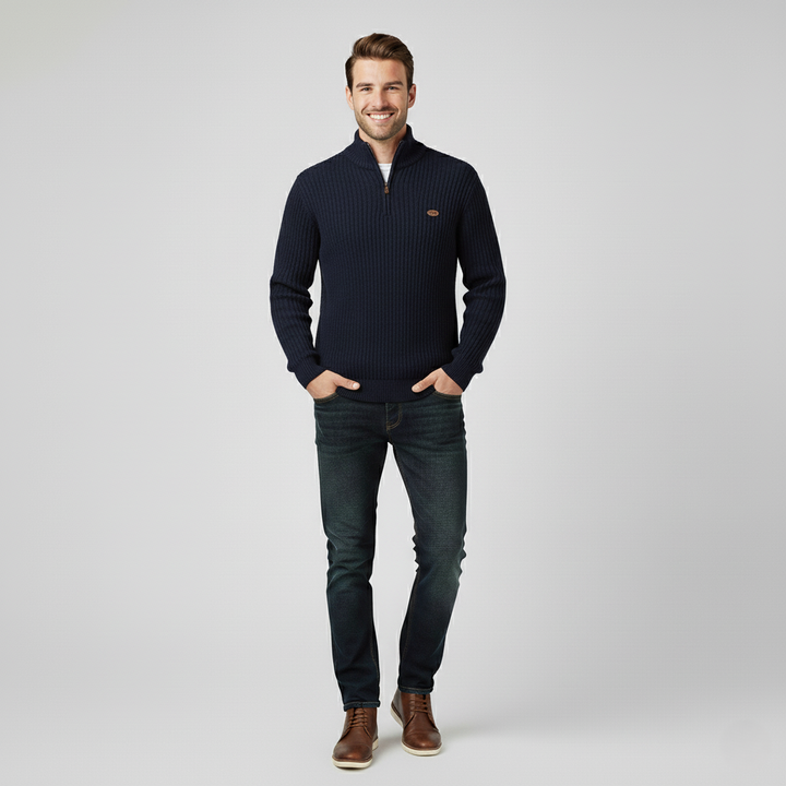 Den Graaf® | Gebreide Zip-Up Trui