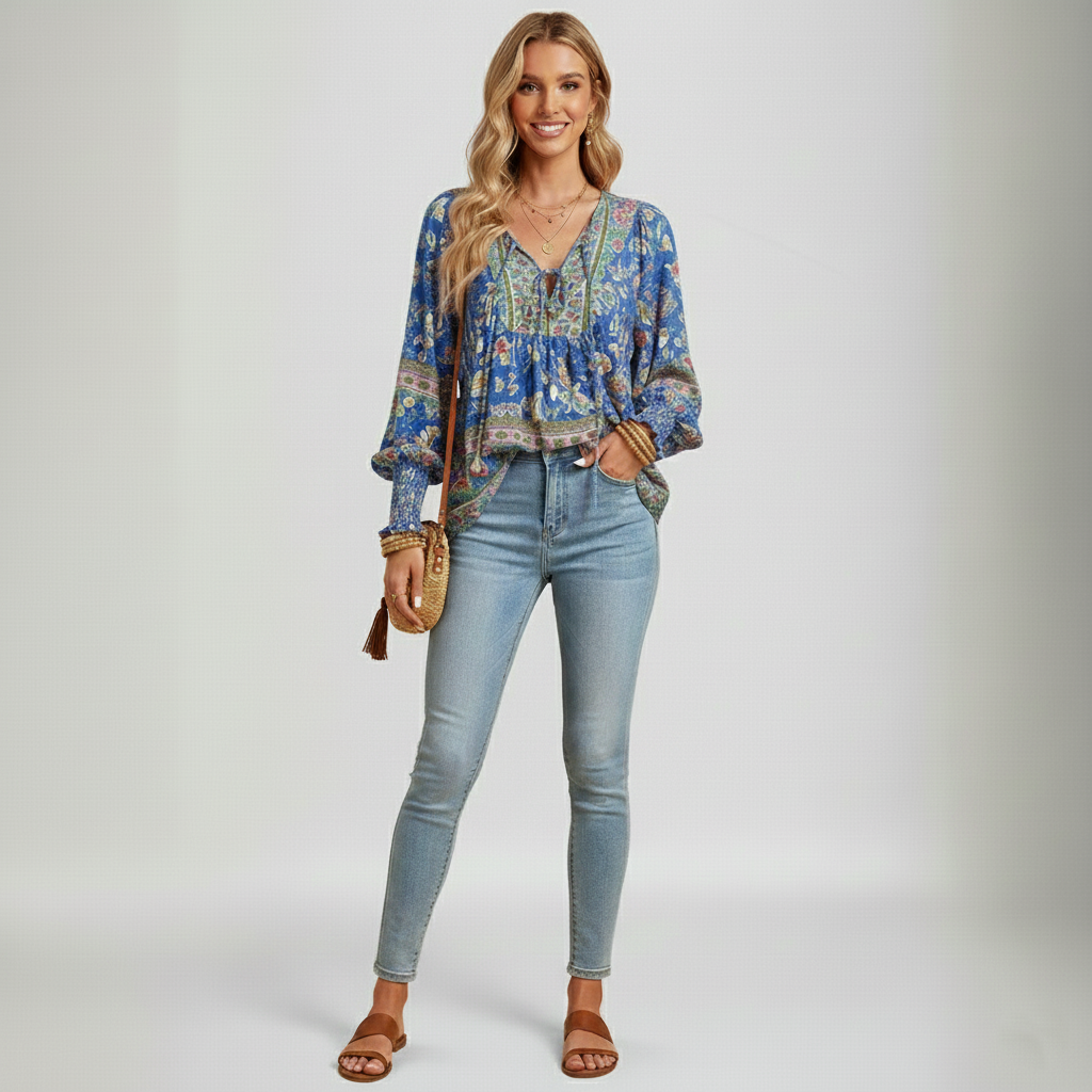 Den Graaf® | STIJLVOL BLOEMENBLOUSE