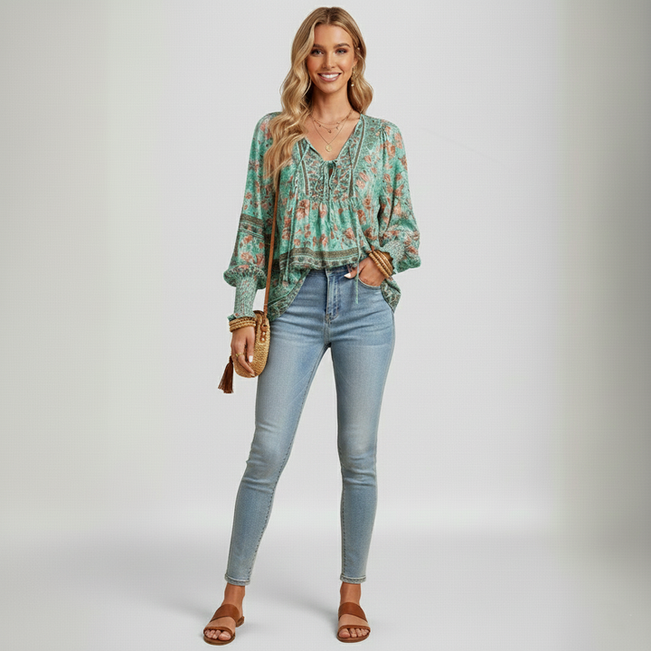 Den Graaf® | STIJLVOL BLOEMENBLOUSE