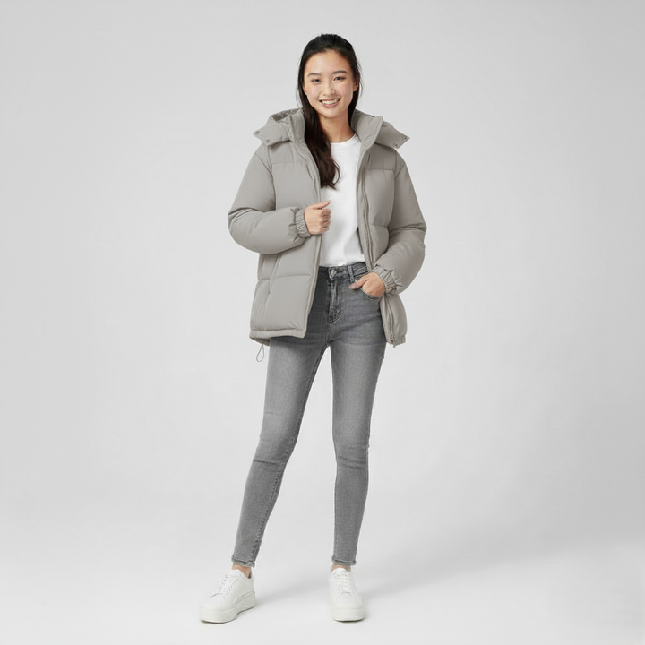 Den Graaf® | gevoerde winterjas met capuchon